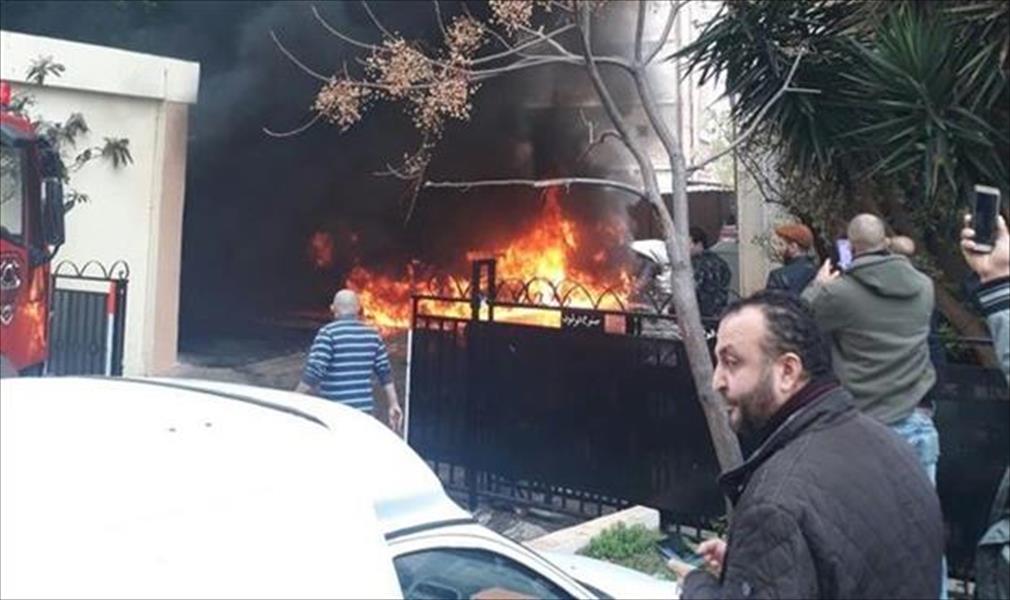 بالفيديو والصور: موقع تفجير سيارة قيادي «حماس» في جنوب لبنان