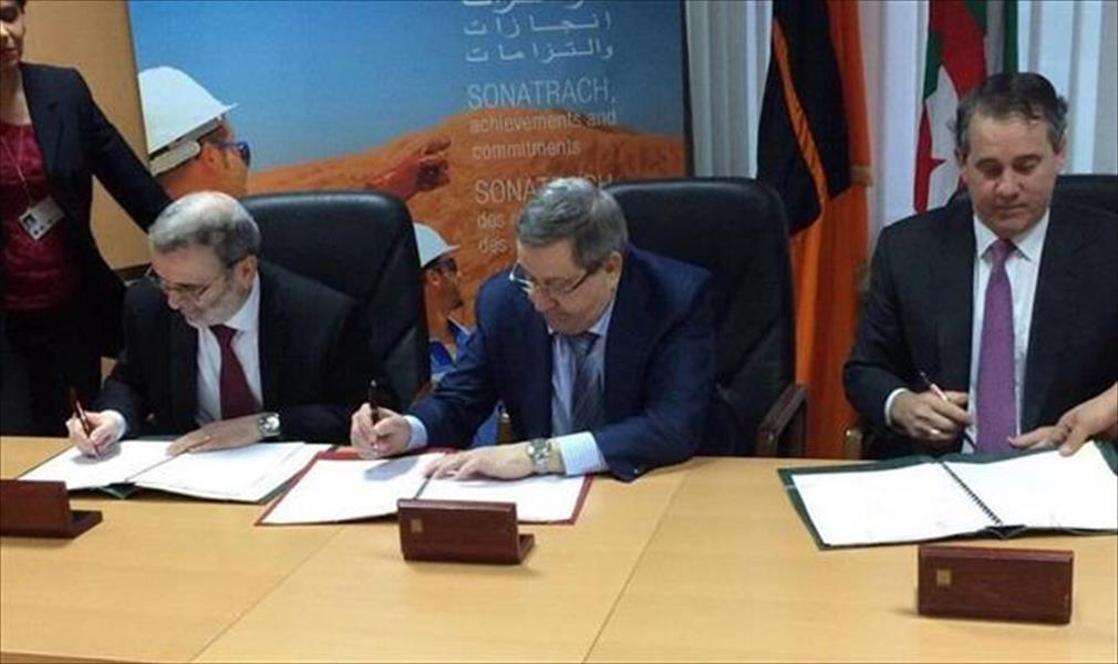توقيع دراسة مكمنية للحقل المشترك بين مؤسسة النفط و«سوناطراك» الجزائرية