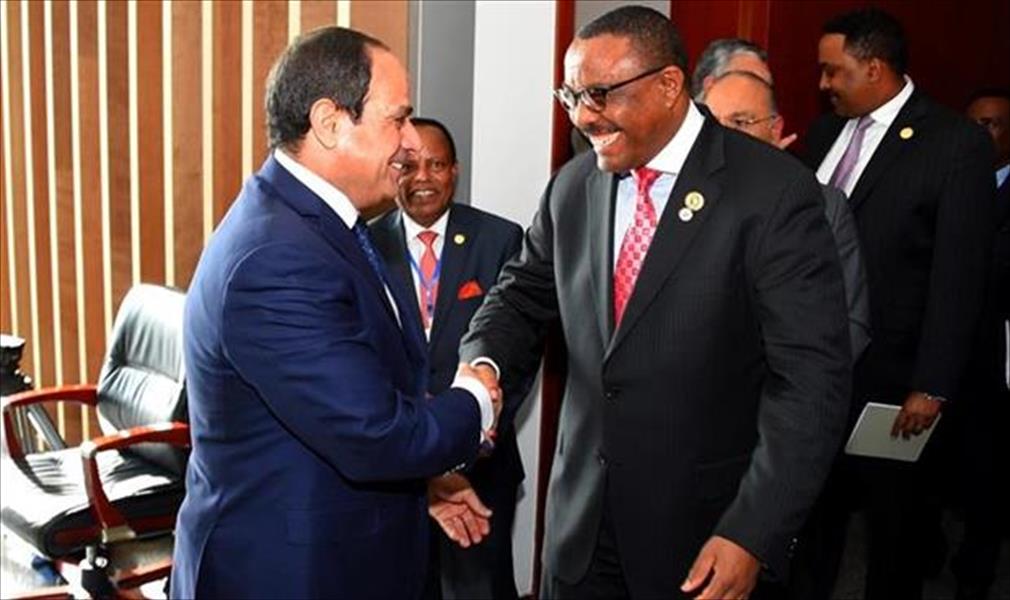 مصر وإثيوبيا توقعان مذكرات تفاهم في حضور السيسي وديسالين
