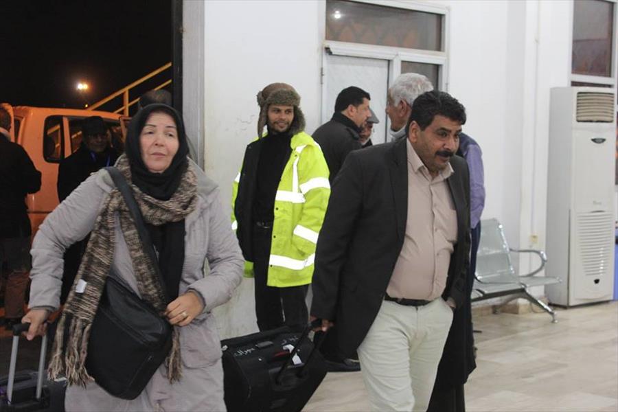 بالصور: وصول المشاركين في ملتقى البلديات إلى شحات
