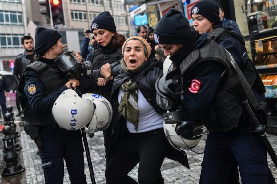 تركيا تمنع تظاهرات ضد عمليتها العسكرية في سورية