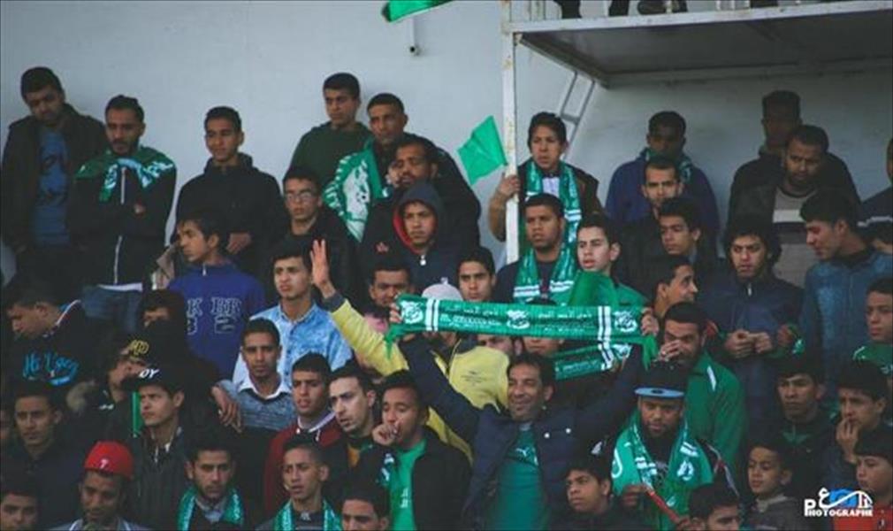 الأخضر «يخطف» شباب الجبل وتعادل الأولمبي مع الاتحاد المصراتي