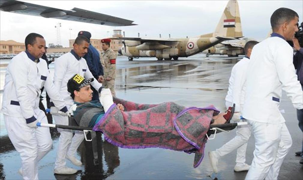 وصول 30 جريحًا من مصابي تفجير السلماني إلى مصر لتلقي العلاج