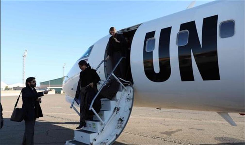بالصور.. مقررة الأمم المتحدة لشؤون النازحين تصل طرابلس