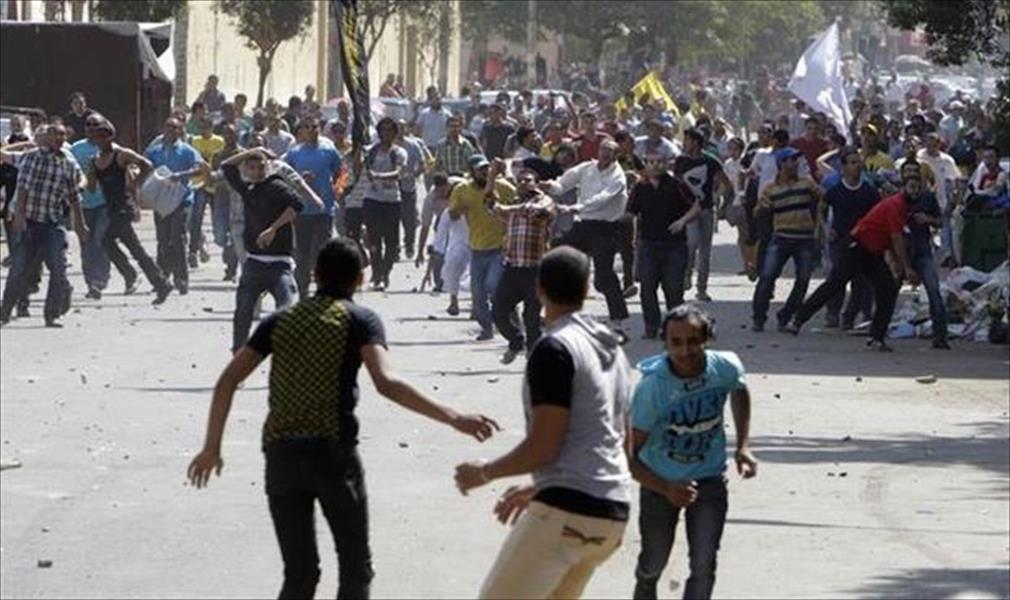 40 مصابًا في اشتباكات بين الأمن ومحتجين جنوب القاهرة