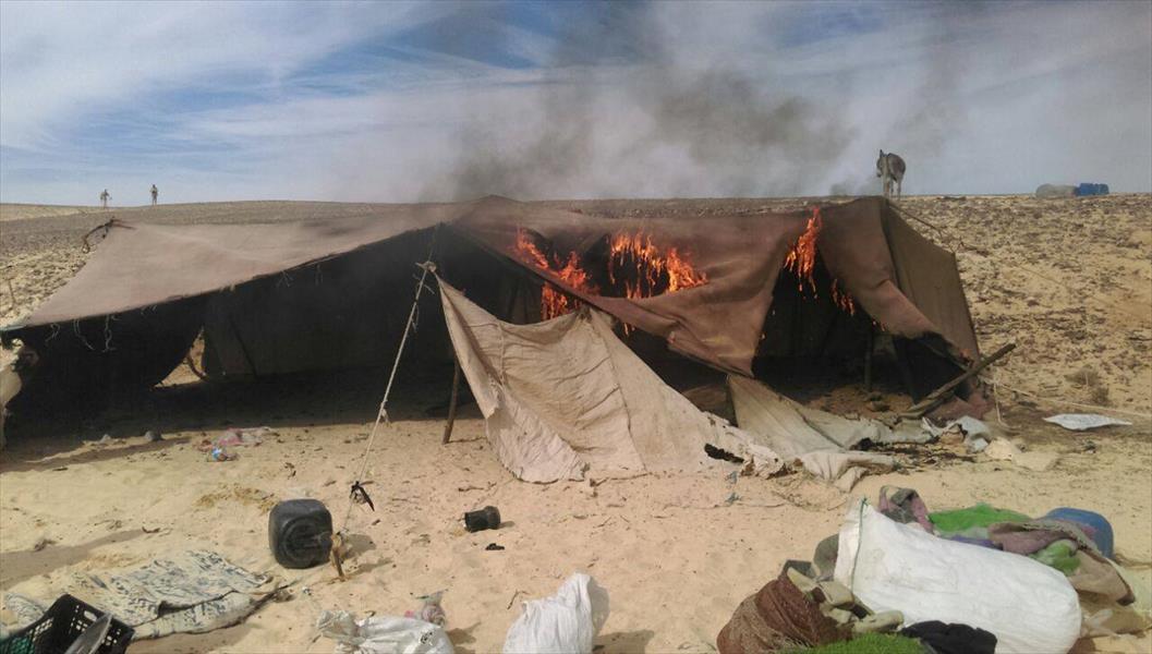 قوات الجيش المصري تدمر 10 أوكار إرهابية بوسط سيناء