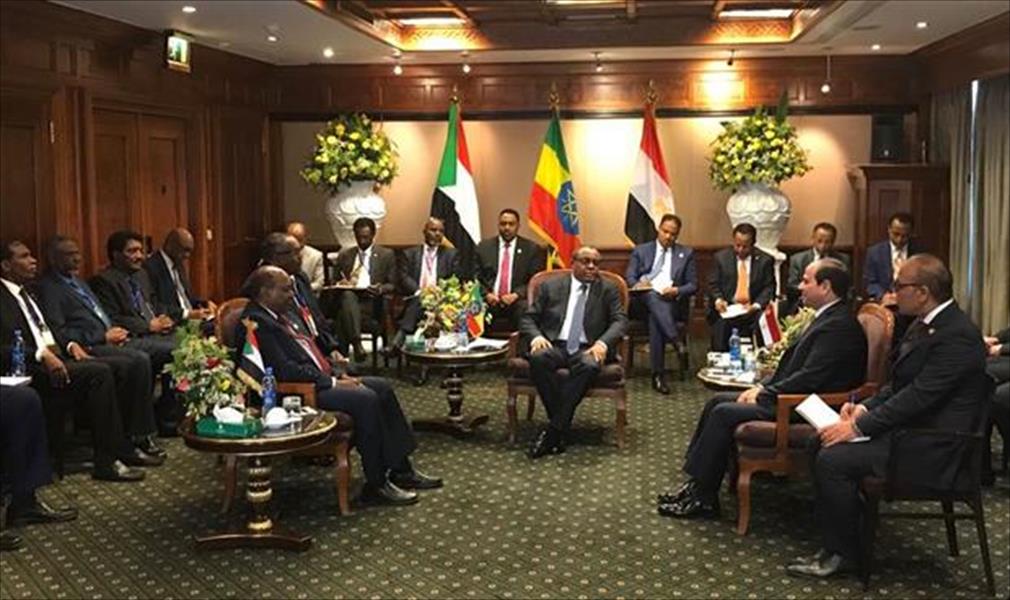 بدء جلسة مباحثات مصرية سودانية إثيوبية في أديس أبابا بشأن سد النهضة