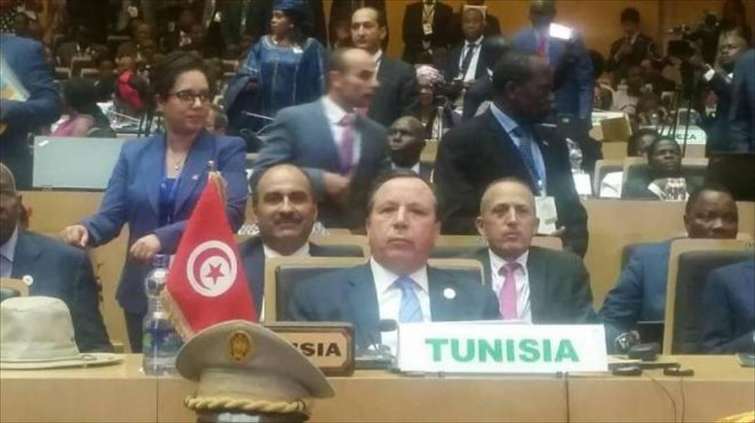 الجهيناوي يلقي كلمة الرئيس التونسي في القمة الأفريقية حول مكافحة الفساد 