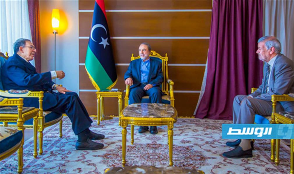 خلال لقائه السويحلي.. الجمالي: الاتفاق السياسي هو الدستور الموقت لليبيا حاليًّا