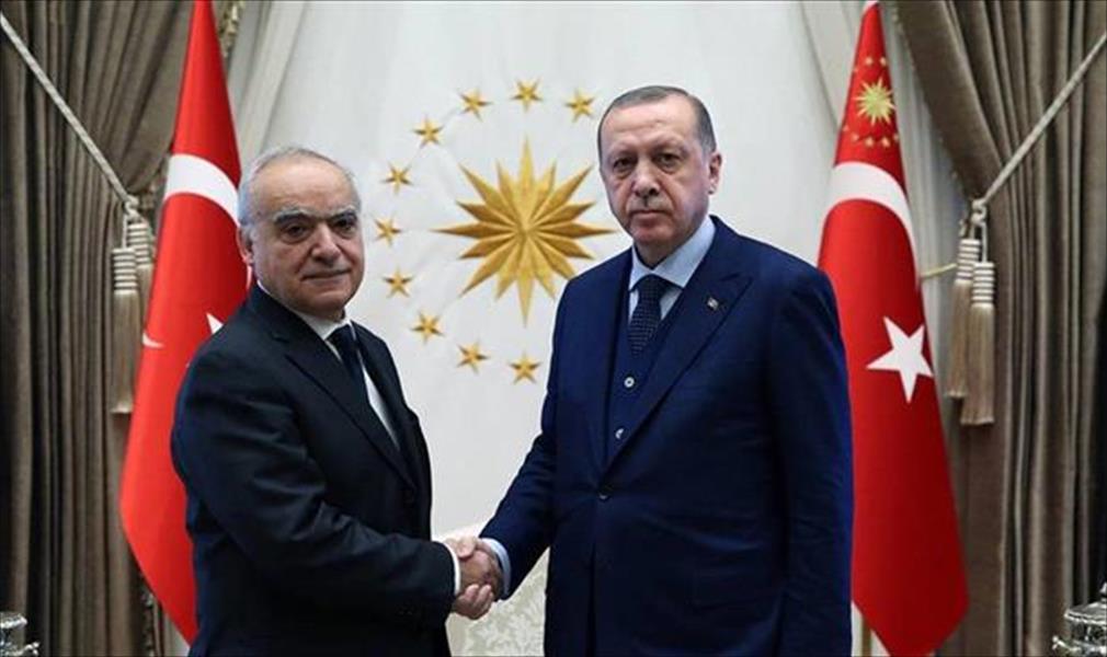 الرئيس التركي يستقبل غسان سلامة