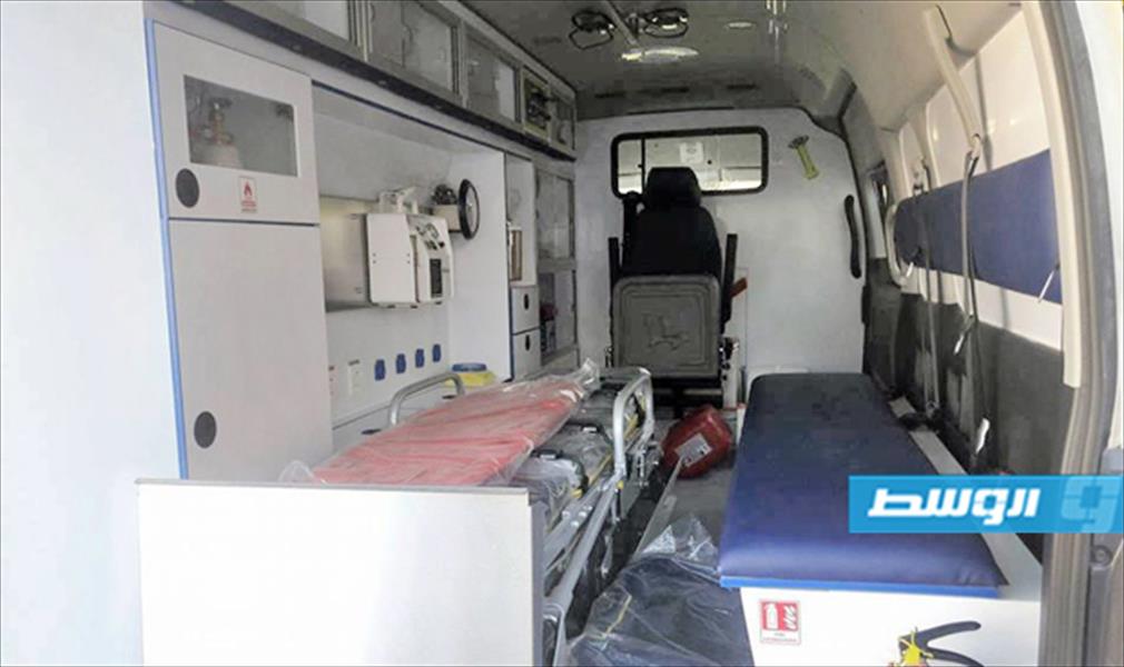 برنامج الأمم المتحدة الإنمائي يسلم ثلاث سيارات إسعاف حديثة إلى بني وليد