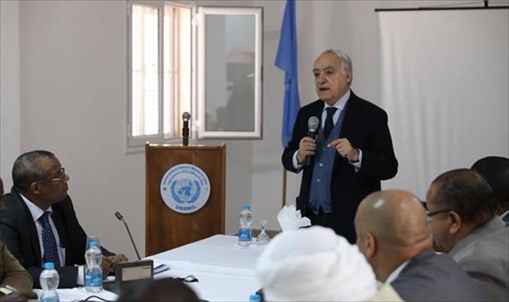 المبعوث الأممي: منطقة الجنوب تحتاج إلى رعاية الدولة الليبية والأمم المتحدة