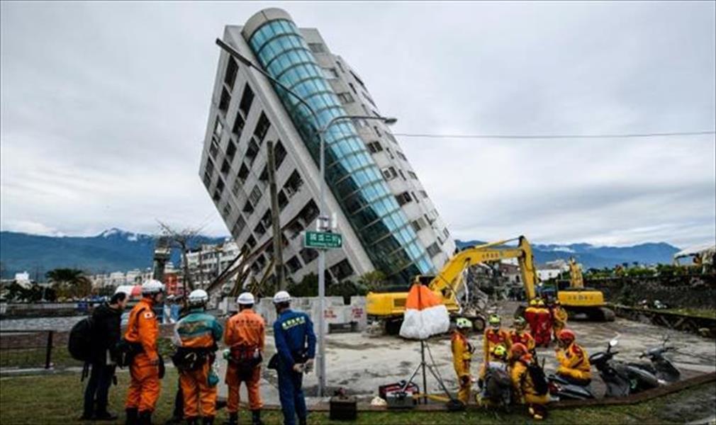 12 قتيلاً في زلزال بقوة 6.4 ضرب تايوان