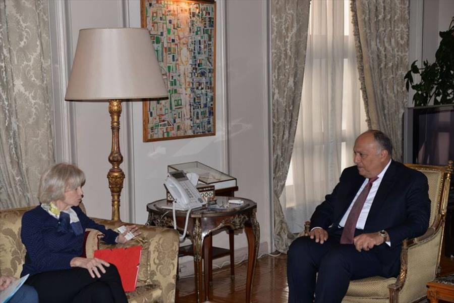 وزير الخارجية المصري يستقبل رئيسة «أنا ليند» للحوار بين الثقافات