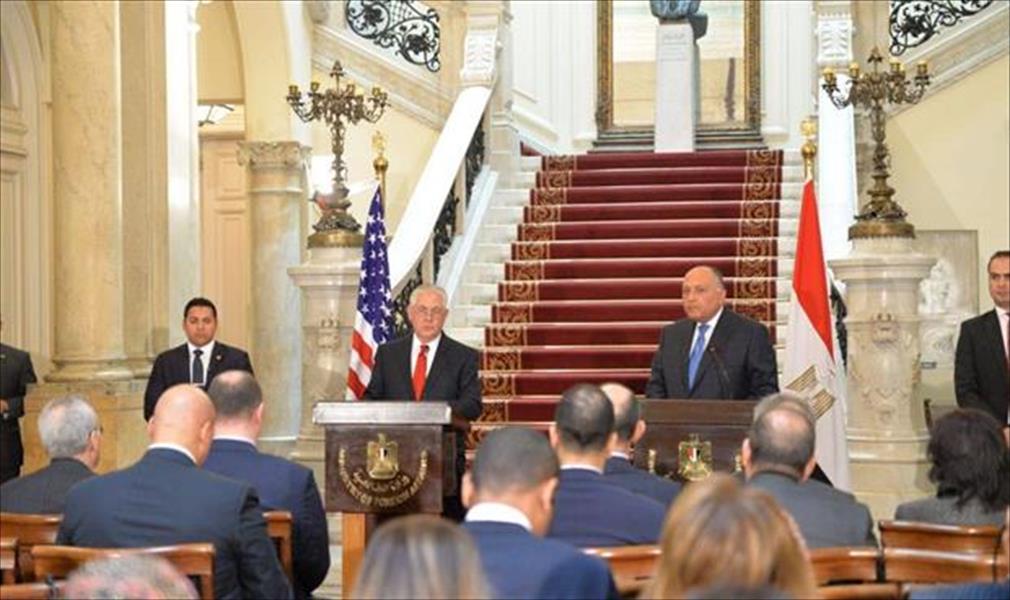 تيلرسون: أميركا تدعم مصر في محاربة الإرهاب