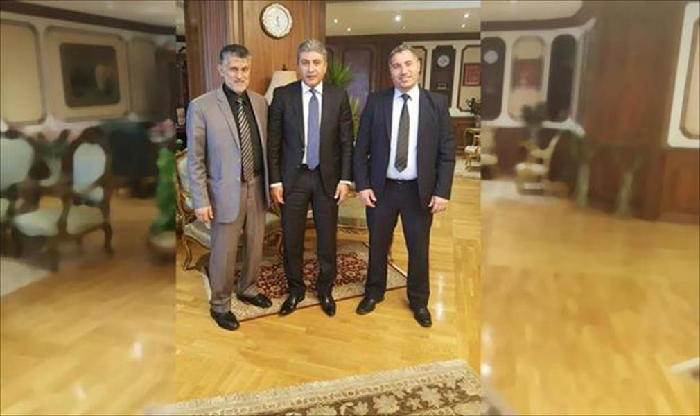 وزير المواصلات بـ«الموقتة»يبحث التعاون المشترك مع القاهرة