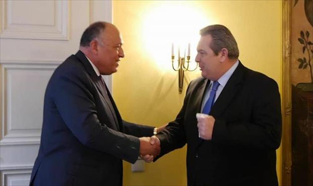 وزير الخارجية المصري يلتقي وزير الدفاع اليوناني على هامش مؤتمر ميونيخ
