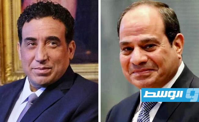 السيسي يتفق مع المنفي على 3 محددات لحل الأزمة الليبية