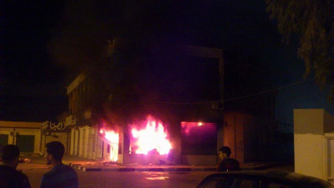 تفجير محل لبيع الأثاث في بنغازي