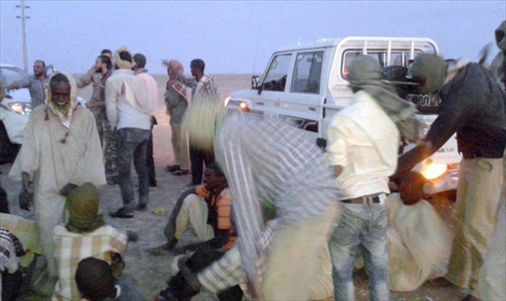 كتيبة عمر المختار تُنقذ 46 مهاجرًا سودانيًا من الموت