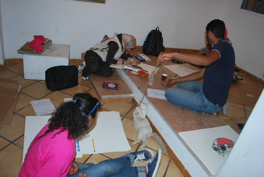 طرابلس تحتضن ورش عمل للفنون التشكيلية