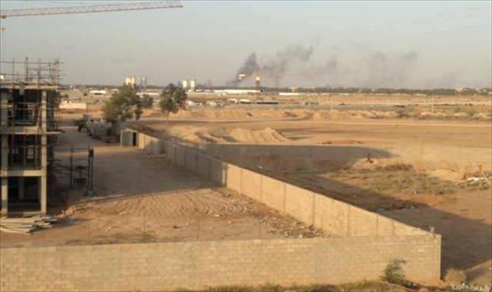 قصف معسكر ذخيرة بقنفودة في بنغازي