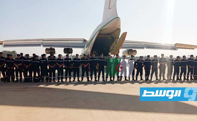 الجزائر ترسل فريق إنقاذ جديدًا من 77 عنصرًا إلى درنة