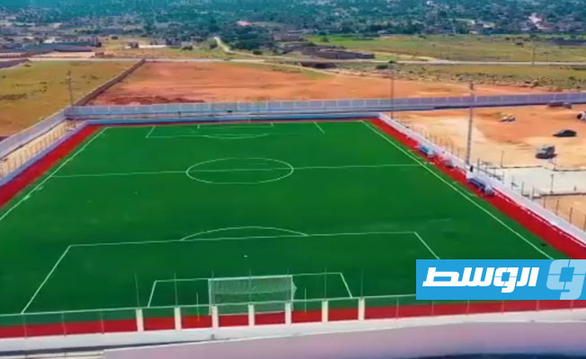 نادي النورس يعلن انتهاء أعمال صيانة الملعب في درنة