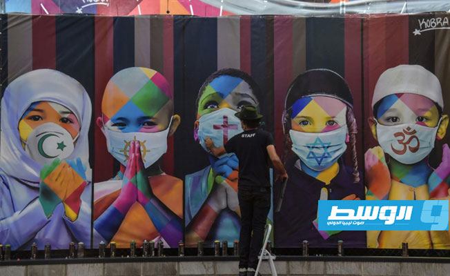 فنان غرافيتي برازيلي يرسم ويساعد الفقراء في زمن «كورونا»