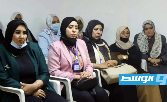 لقاء المشاركين في ملتقى التكتلات والتيارات السياسية مع المستشار عقيلة صالح. (مجلس النواب)