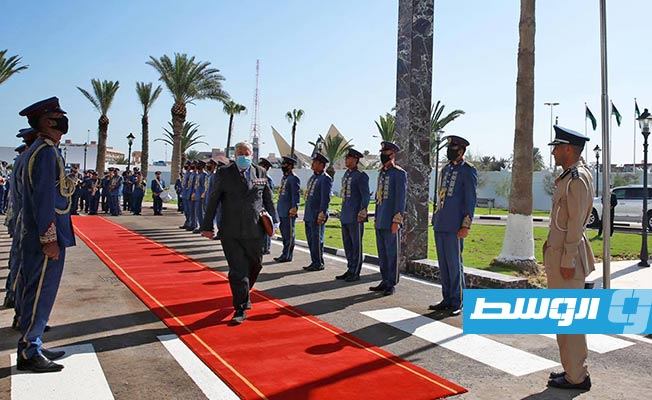جانب من مراسم تسليم السفراء الجدد أوراق اعتمادهم للسراج، 10 أكتوبر 2020 (حكومة الوفاق)