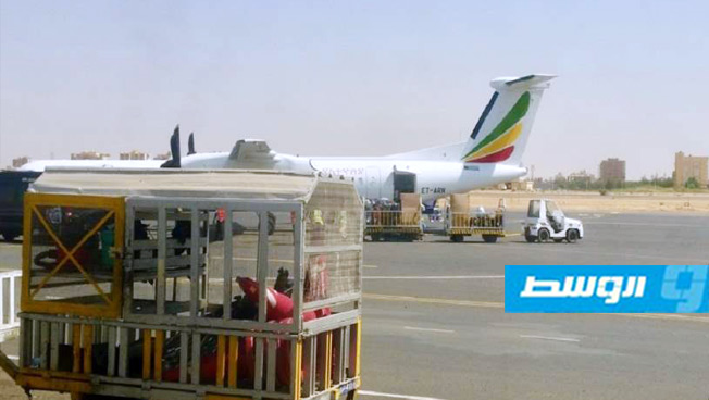 إغلاق مطار الخرطوم وتغيــير مسار الطائرات