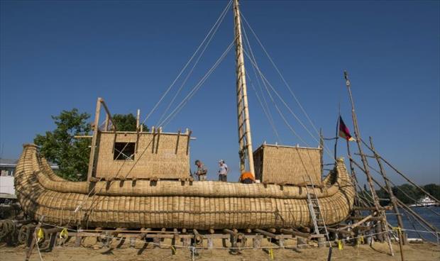 اختبار فرضية عبور المصريين البحر الأسود بمراكب من القصب