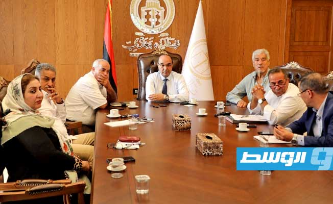 من اجتماع المجلس التسييري لبلدية بنغازي الخميس 5 أكتوبر 2023. (بلدية بنغازي)