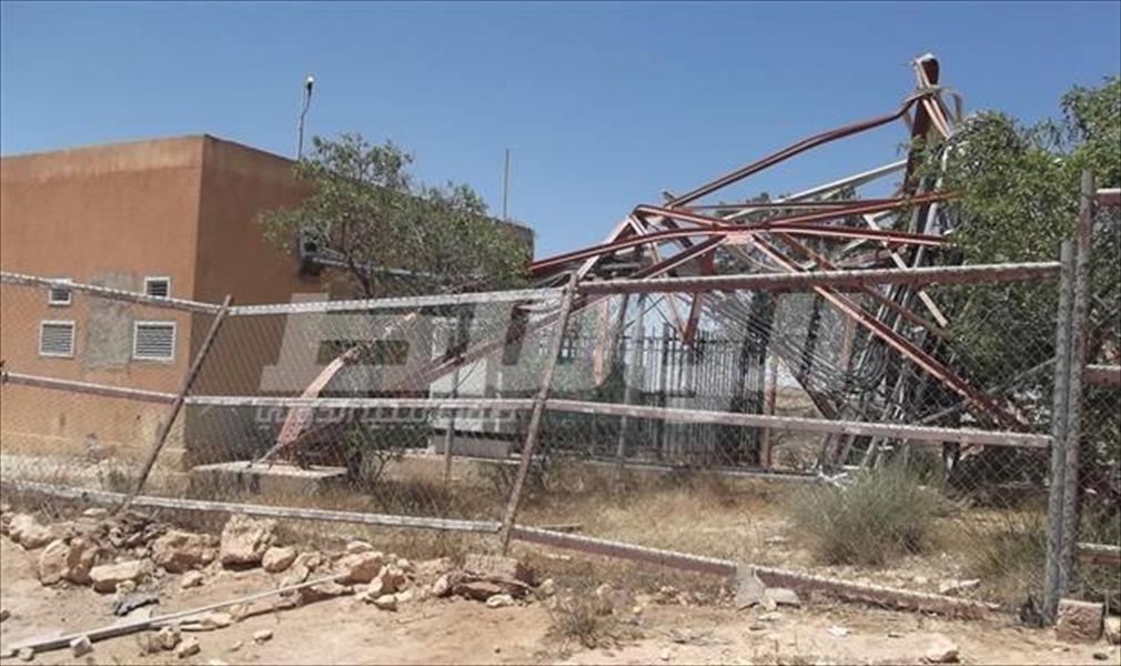عاصفة تقطع الاتصالات عن مناطق بغرب ليبيا