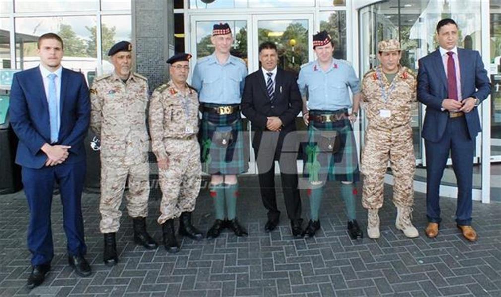 بالصور: قاعدة باسينغبورن البريطانية تستقبل دفعتين من المجندين الليبيين