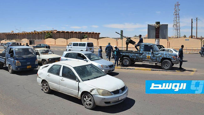 نشر قوات الدعم المركزي والأجهزة الأمنية بعدد من الشوارع والتقاطعات في سبها