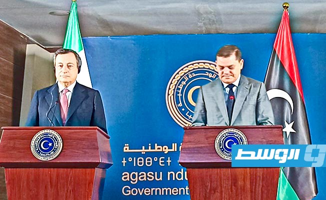 الدبيبة: نسعى إلى تفعيل اتفاقية الصداقة الليبية - الإيطالية