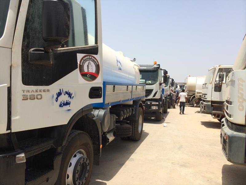 محلي بنغازي يدعم شركة المياه والصرف الصحي