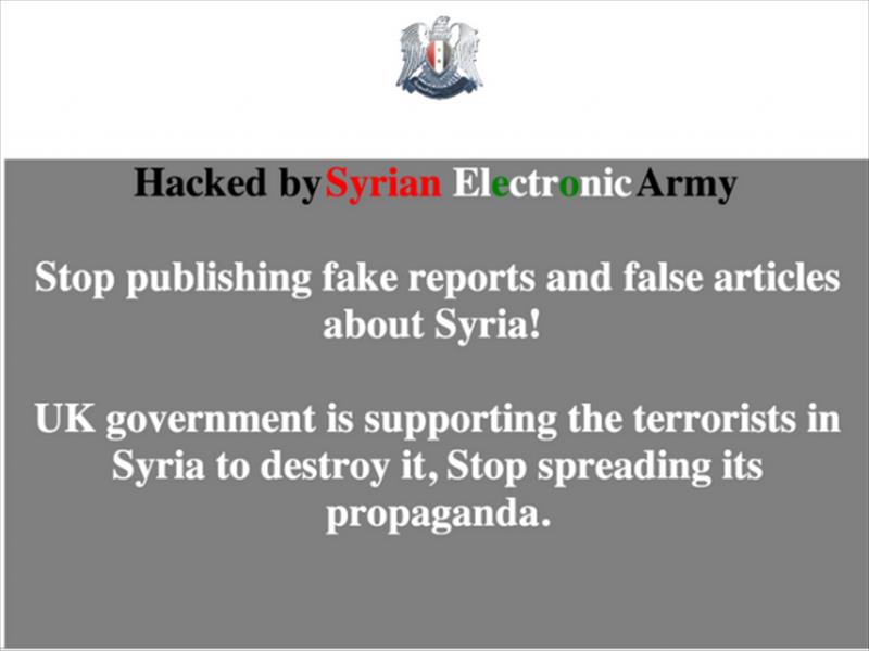 الجيش السوري الإلكتروني يخترق موقع وكالة رويترز