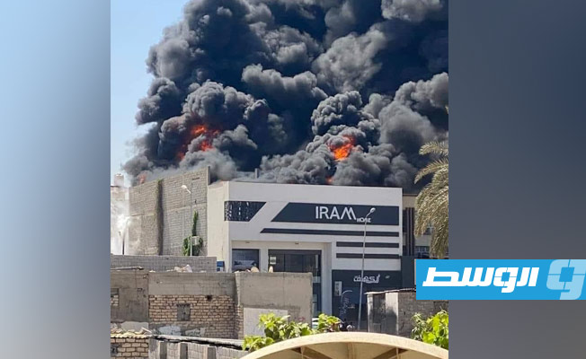 حريق في مطعم بمنطقة قرقارش في طرابلس