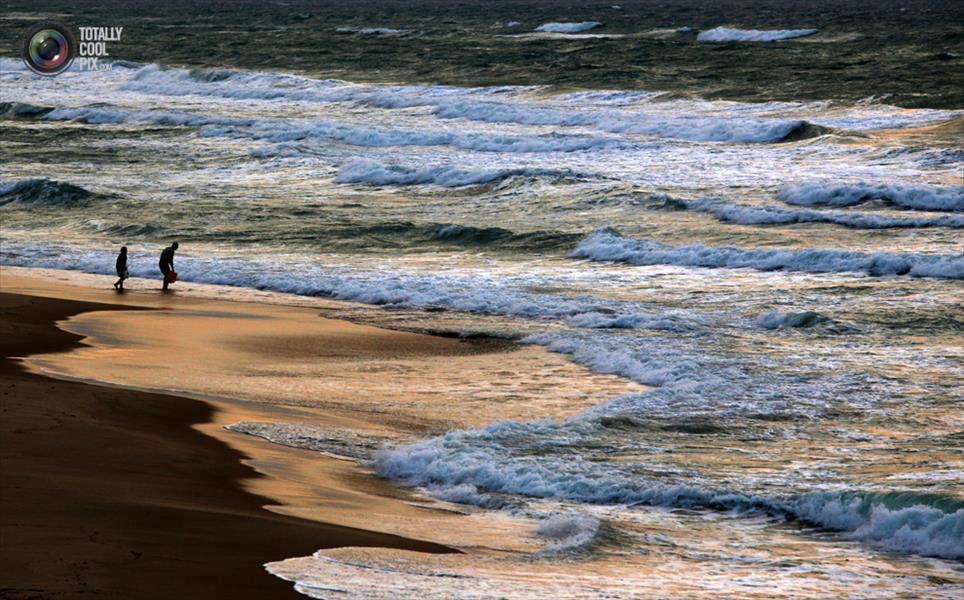 نسبة تلوث مياه البحر عند شواطئ قطاع غزة تصل لـ50%