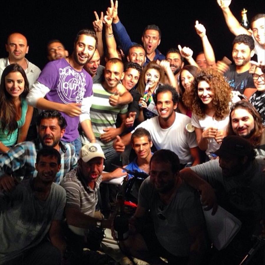 أبطال مسلسل «اتهام» يحتفلون بإنهاء تصويره قبل رمضان