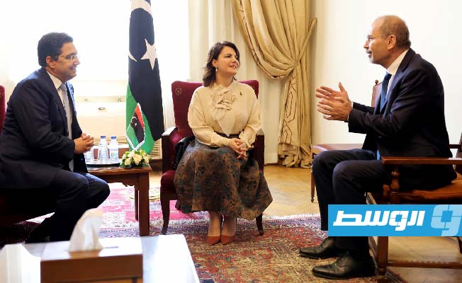 المنقوش تلتقي في القاهرة وزيري خارجية المغرب والأردن