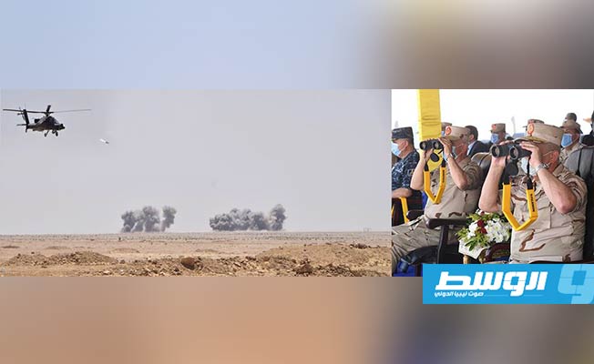 وزير الدفاع المصري يشهد مناورة عسكرية بالمنطقة الغربية ويوصي القوات بأعلى درجات الجاهزية القتالية