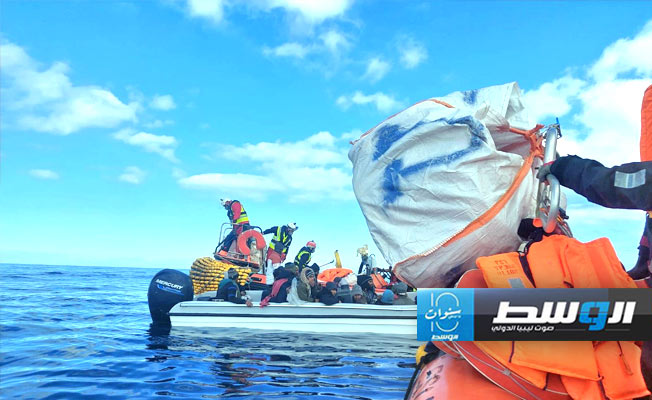 منظمة إنقاذ تخشى غرق قرابة 60 مهاجرًا قرب مياه ليبيا