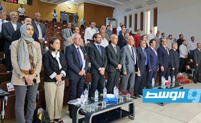 جانب من ورشة عمل في جامعة طرابلس حول مواءمة مخرجات التعليم العالي مع متطلبات سوق العمل. ( الإتحاد الأوروبي في ليبيا)