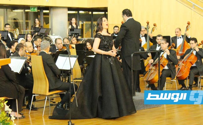 السوابرانو أميرة سليم خلال حفلها بمكتبة الإسكندرية، 17 مايو 2022 (خاص لـ بوابة الوسط)