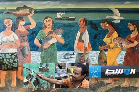 الفنان التشكيلي المصري ا عمر عبدالظاهر