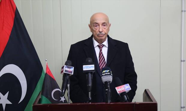 المستشار عقيلة صالح يتسلم «الوثيقة الوطنية لإنقاذ ليبيا»
